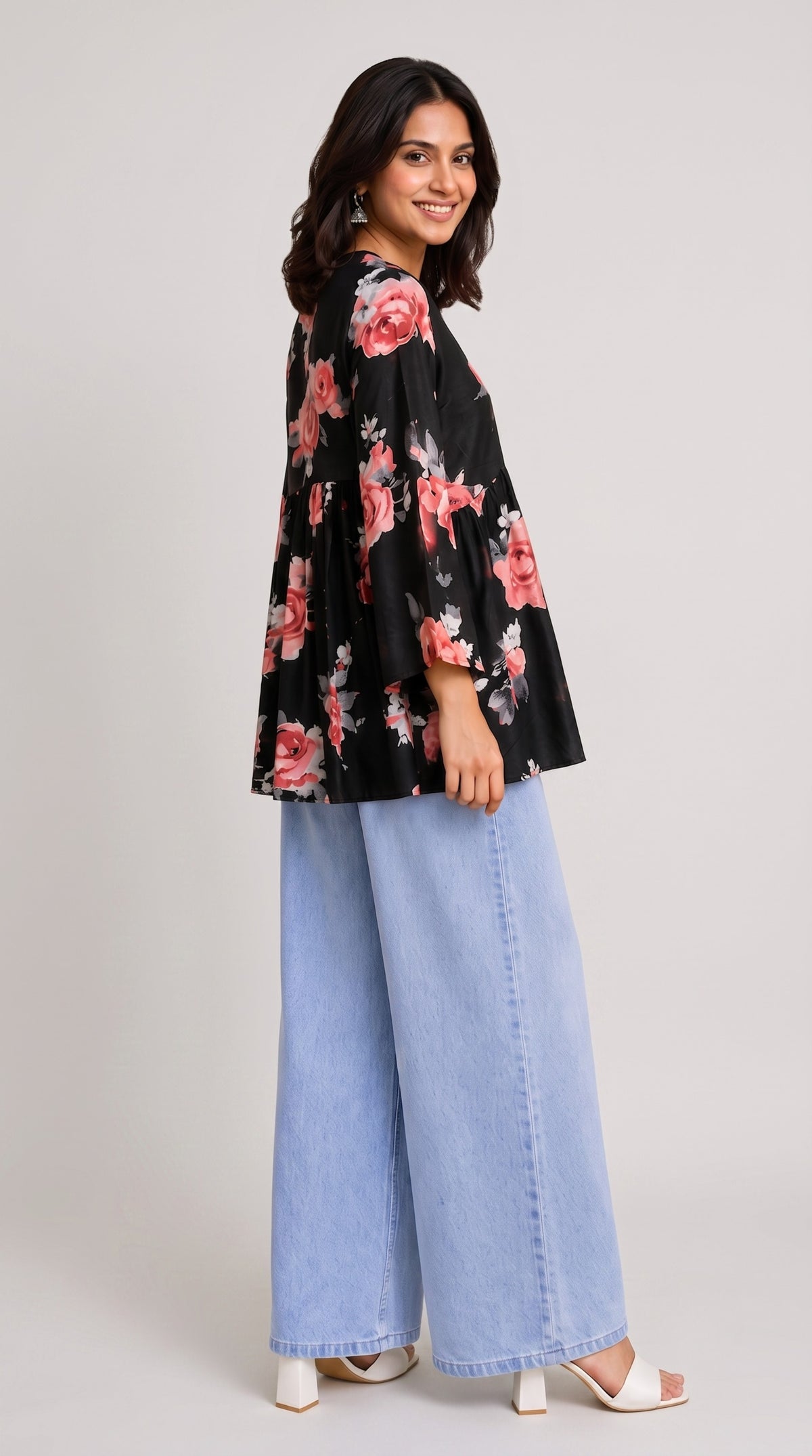 Noir Rosette Alia Top