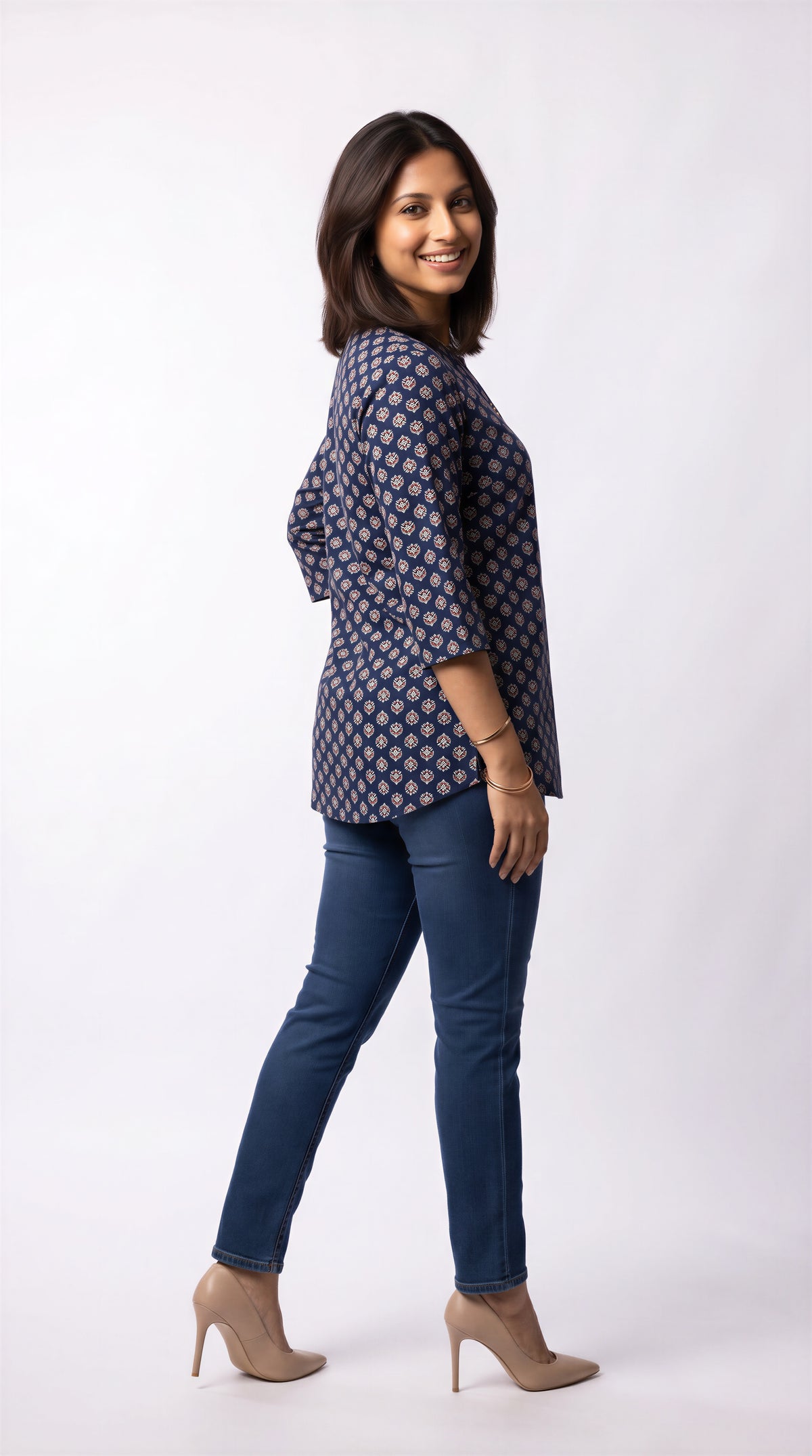 Indigo Sprig Short Top