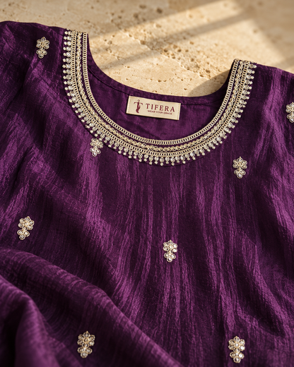 Violet Chandani Kurta Set