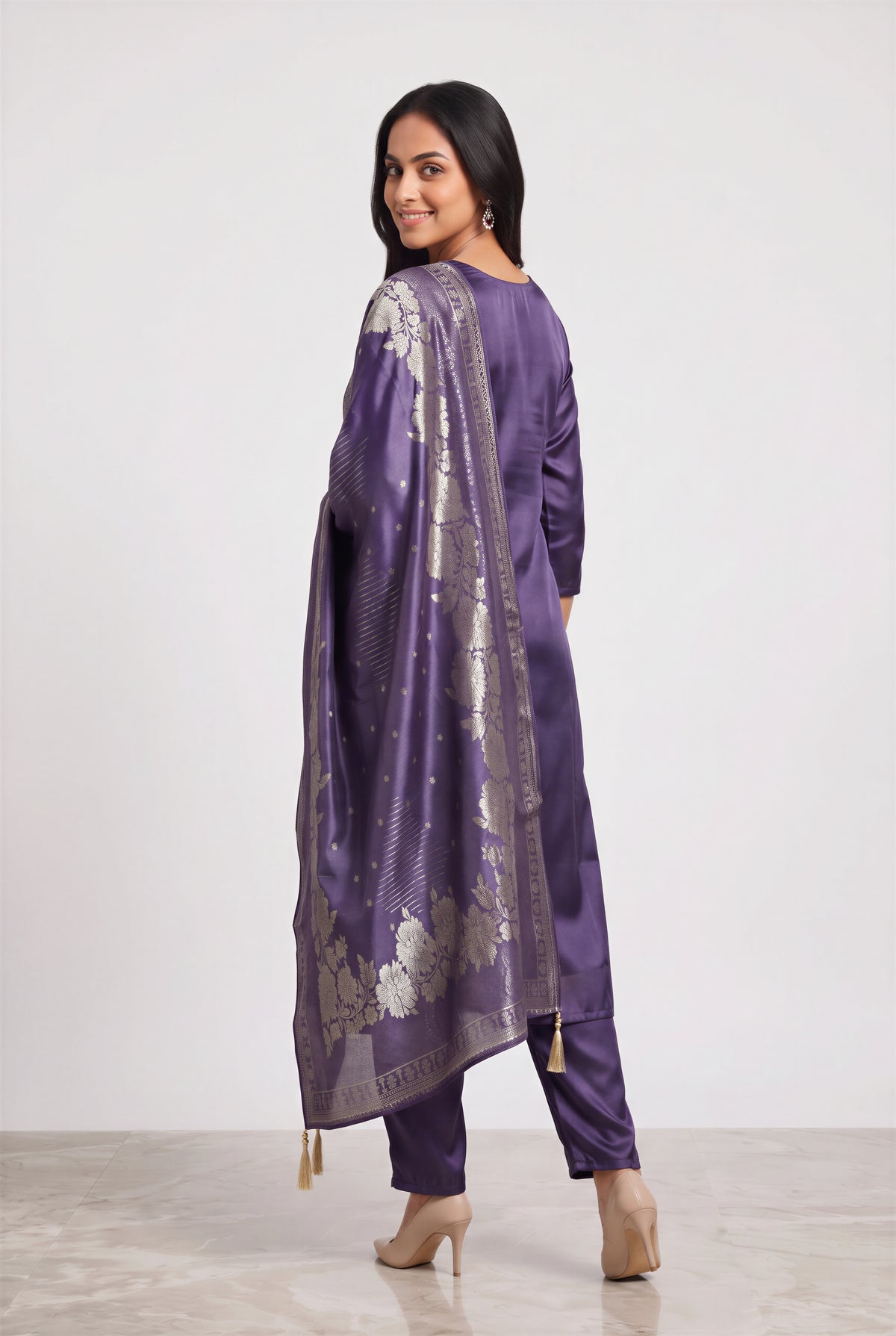 Purple Majesty Kurta Set
