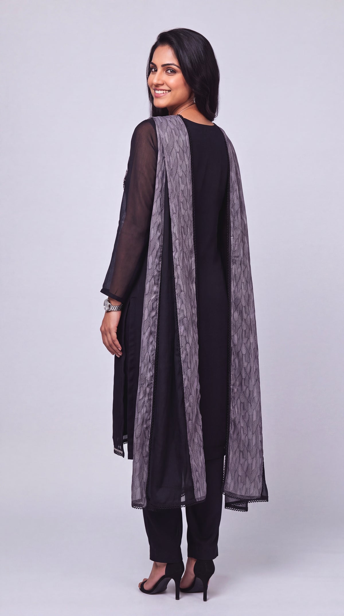 Black Mystique Kurta Set