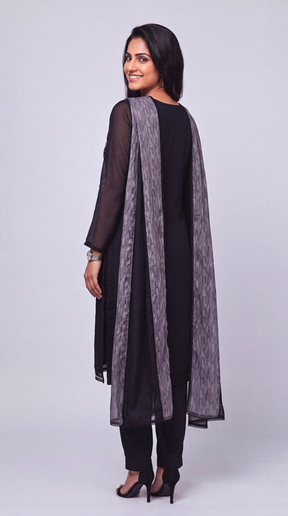 Black Mystique Kurta Set