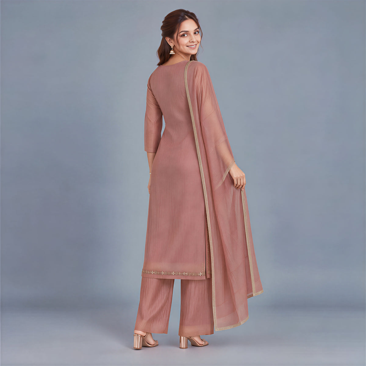 Dusky Rose Kurta Set