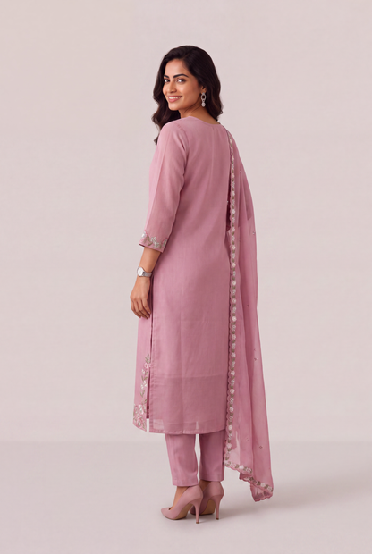 Blush Pink Kurta Set