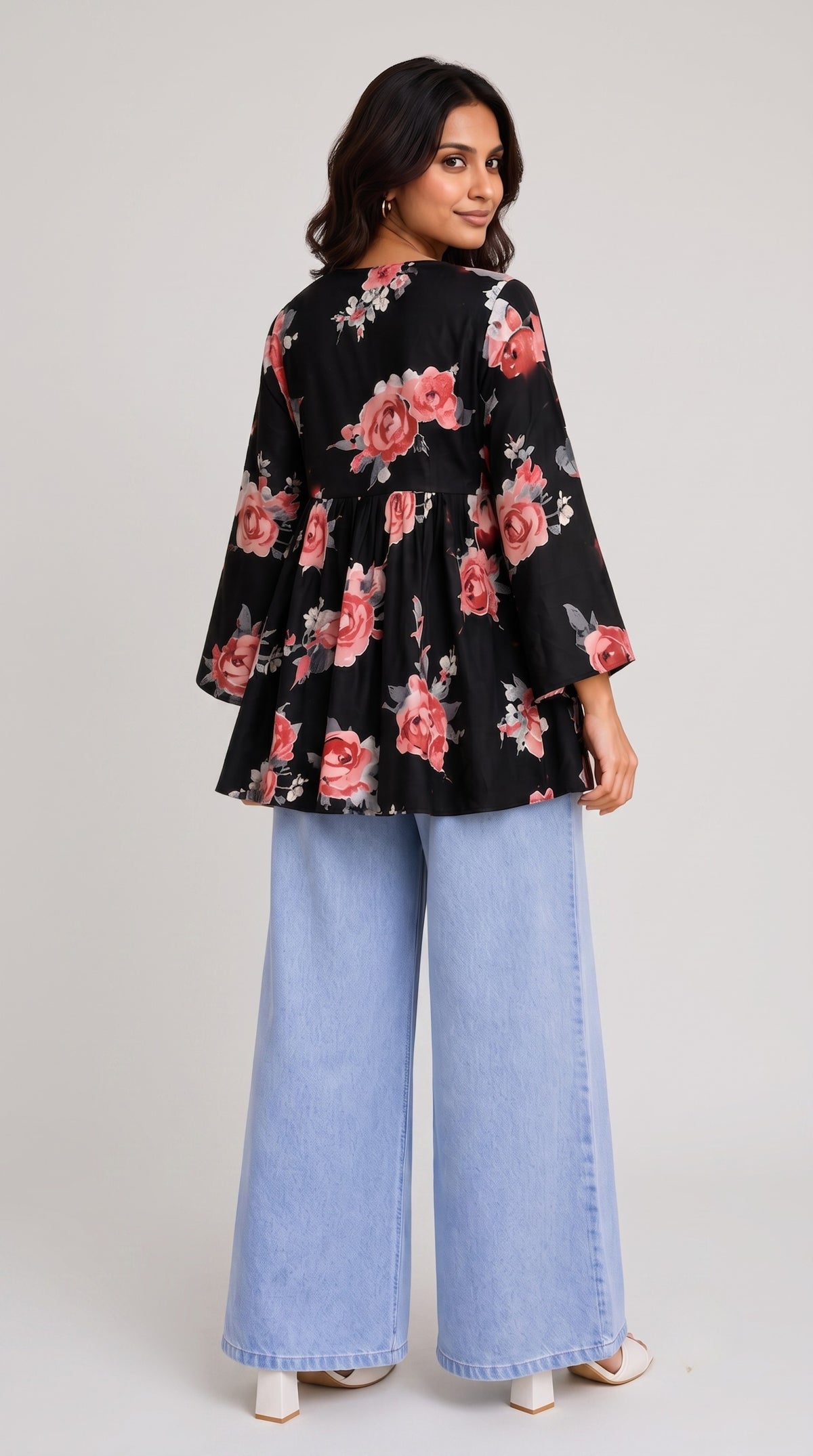 Noir Rosette Alia Top