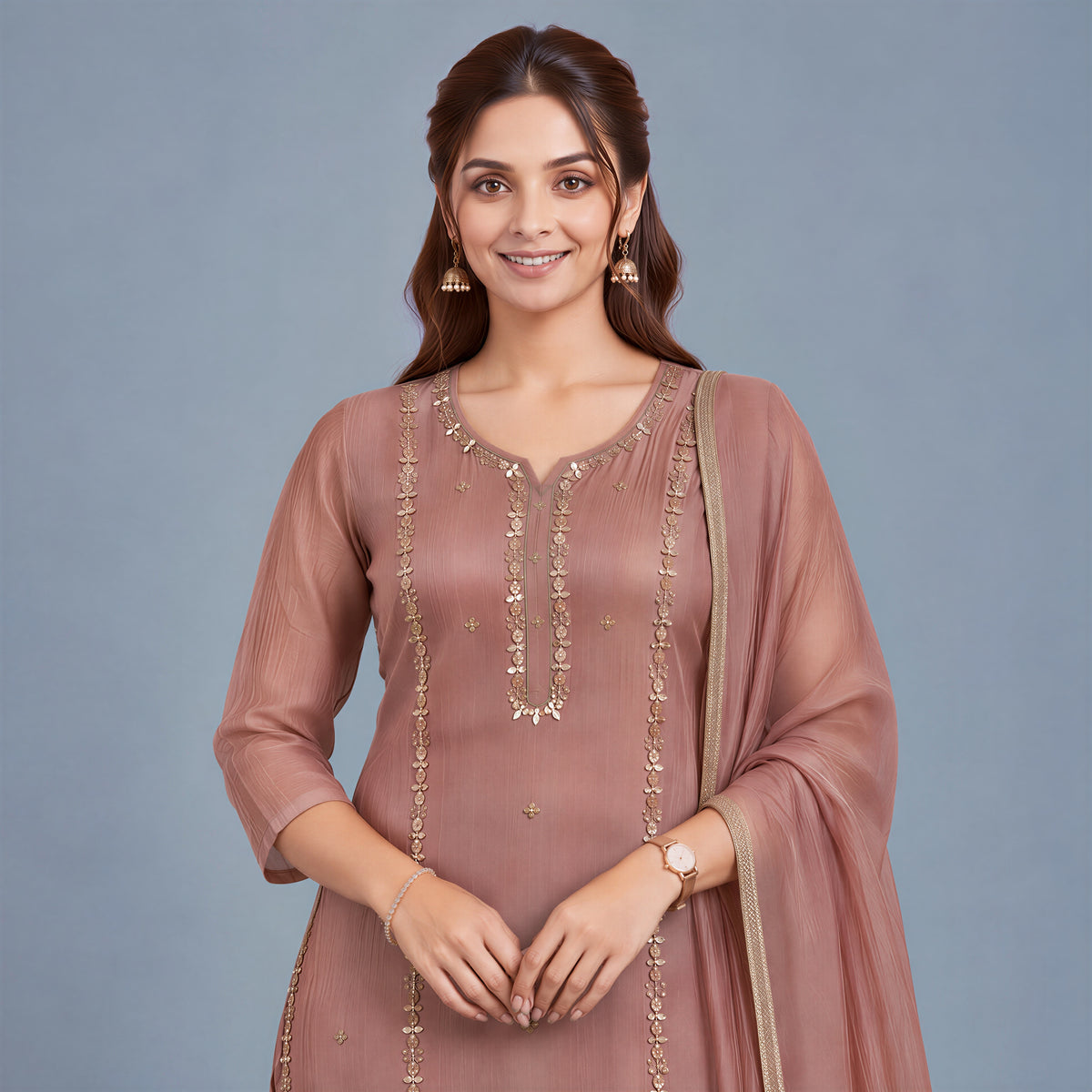 Dusky Rose Kurta Set