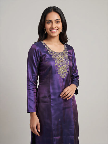 Purple Majesty Kurta Set