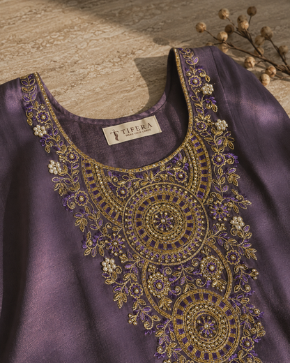 Purple Majesty Kurta Set