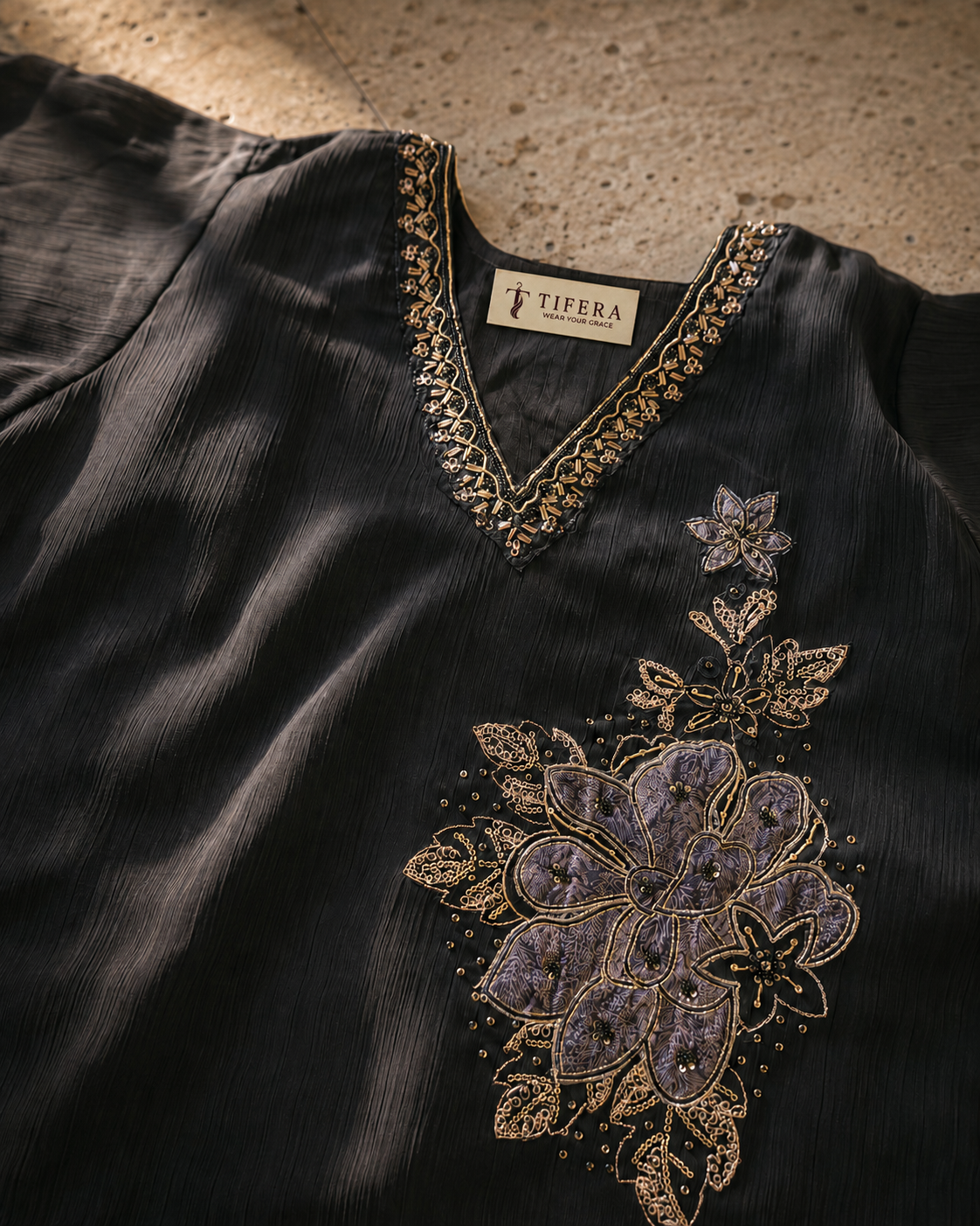 Black Mystique Kurta Set