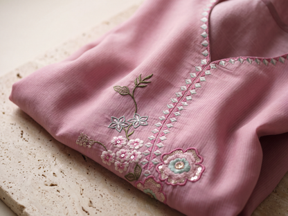 Blush Pink Kurta Set