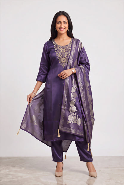 Purple Majesty Kurta Set