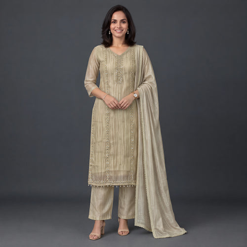 Champagne Aura Kurta Set