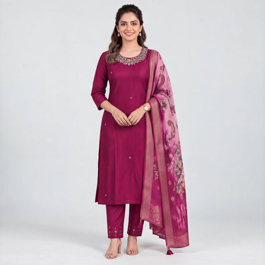 Rani Mehr Kurta Set