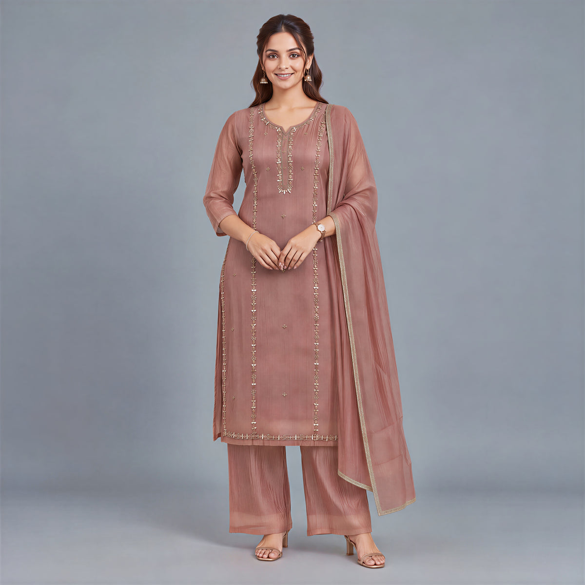Dusky Rose Kurta Set
