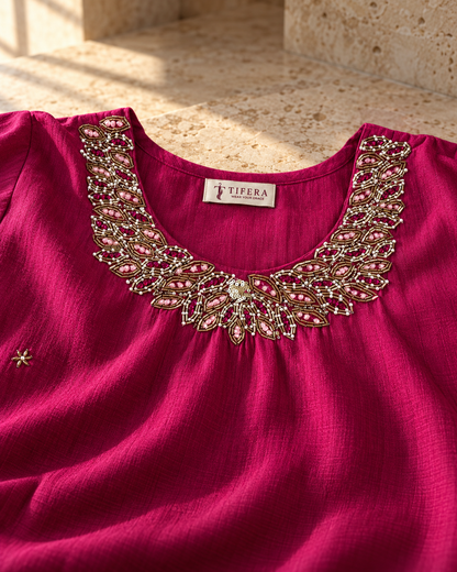 Rani Mehr Kurta Set