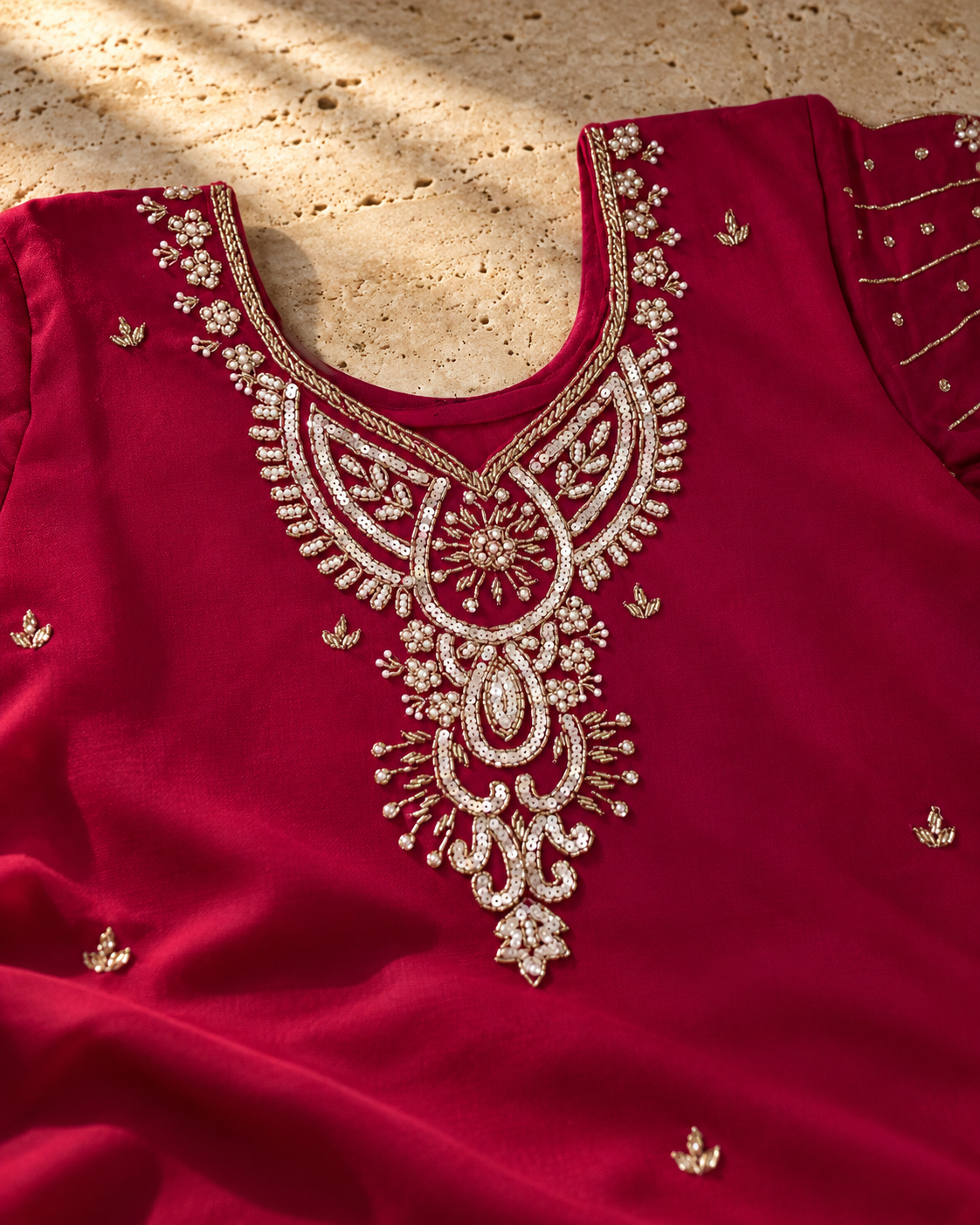 Raspberry Riwaayat Kurta Set