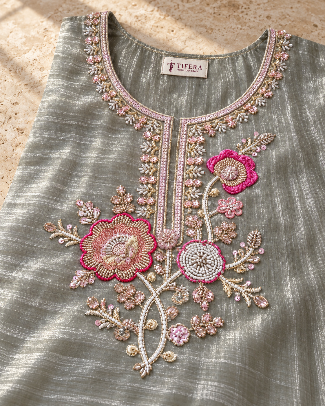 Mint Sage Kurta Set.