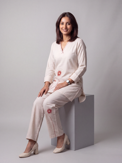 Aster Beige Co Ord Set