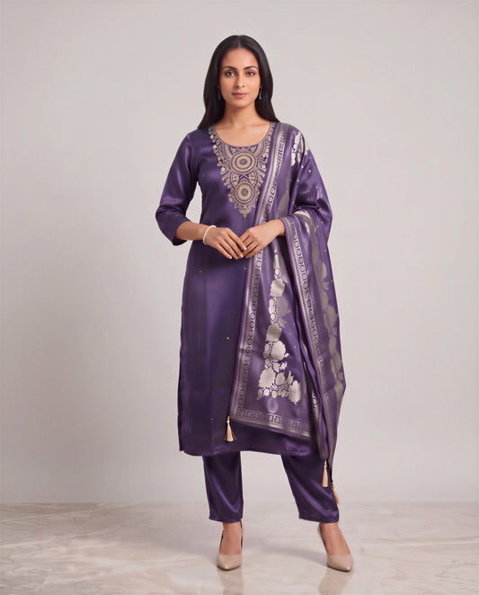 Purple Majesty Kurta Set