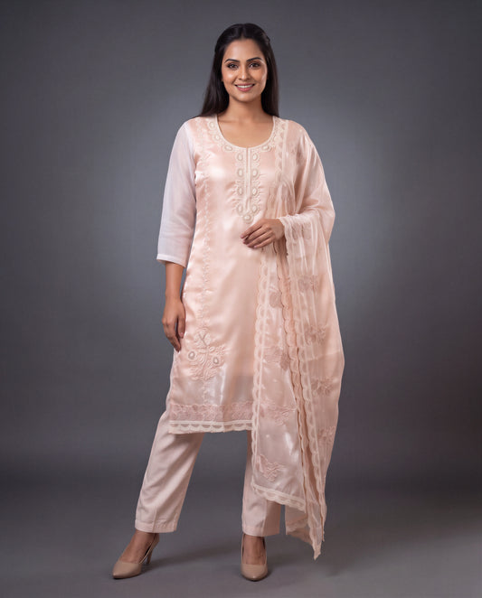 Pearl Petal Kurta Set
