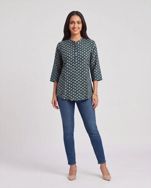Emerald Sprig Short Top