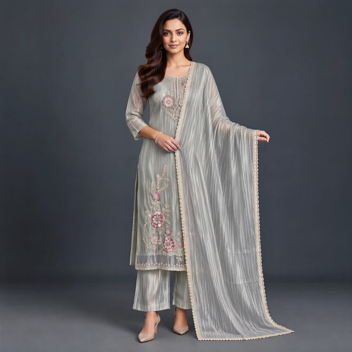 Mint Sage Kurta Set.