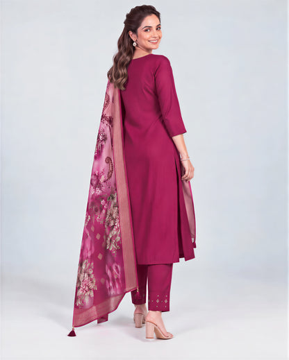 Rani Mehr Kurta Set